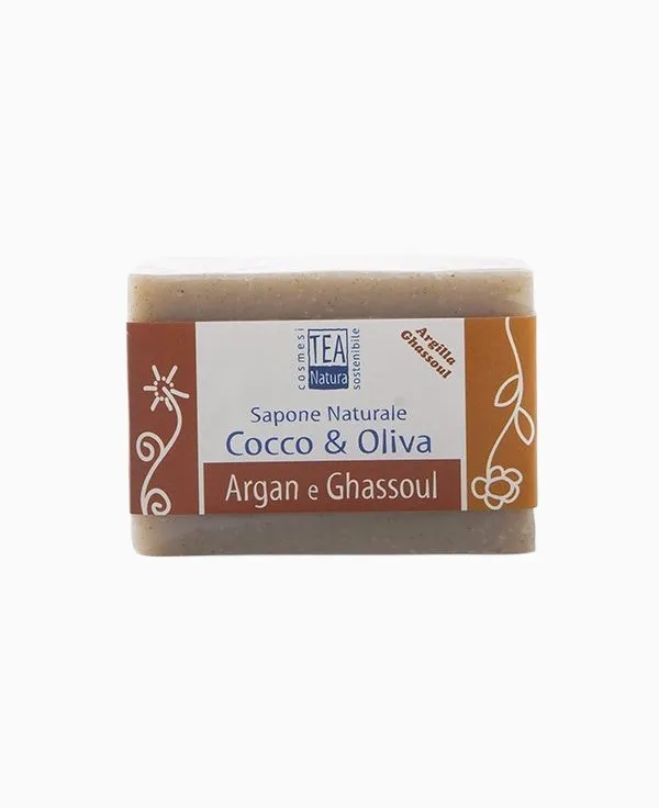 Sapone naturale ghassoul e argan